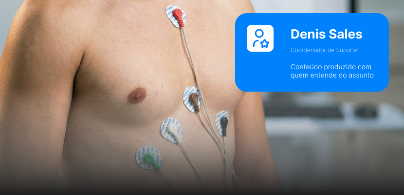 Posicionamento correto dos eletrodos para Holter